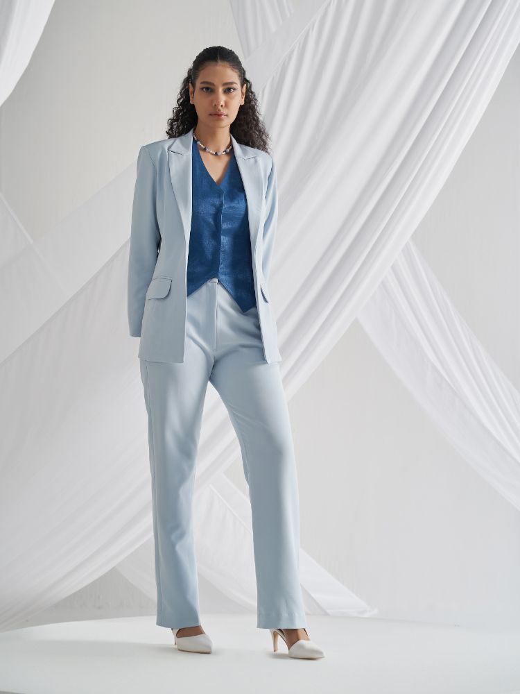 Buy Teal Suit Sets for Women by SELVIA Online | Ajio.com